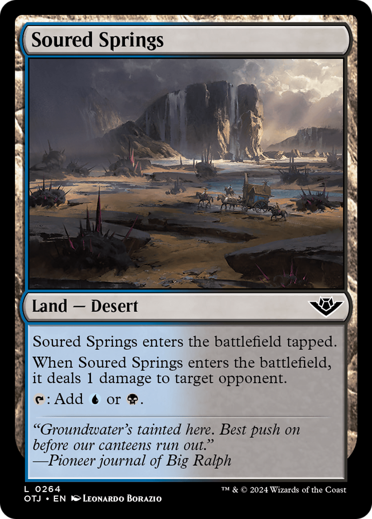 Soured Springs [Outlaws of Thunder Junction] | Card Citadel