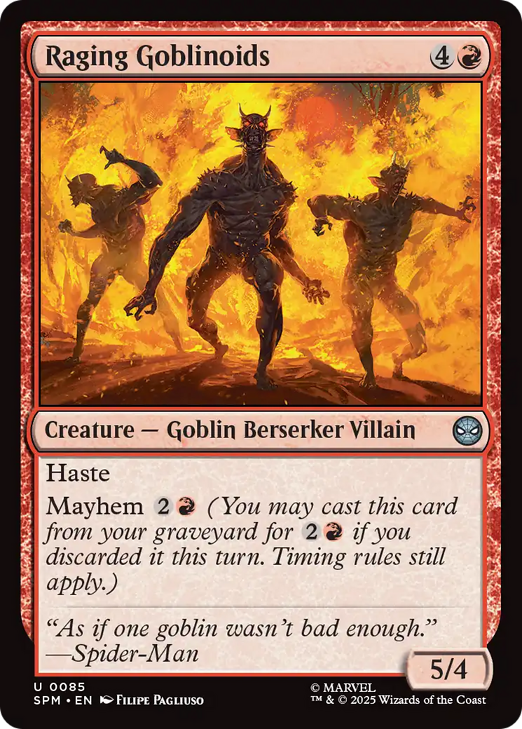 Raging Goblinoids [Marvel's Spider-Man] | Card Citadel