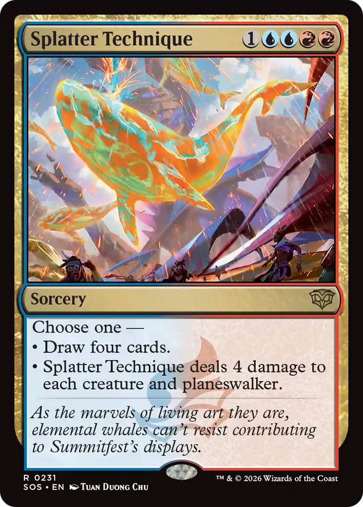 Splatter Technique [Secrets of Strixhaven] | Card Citadel