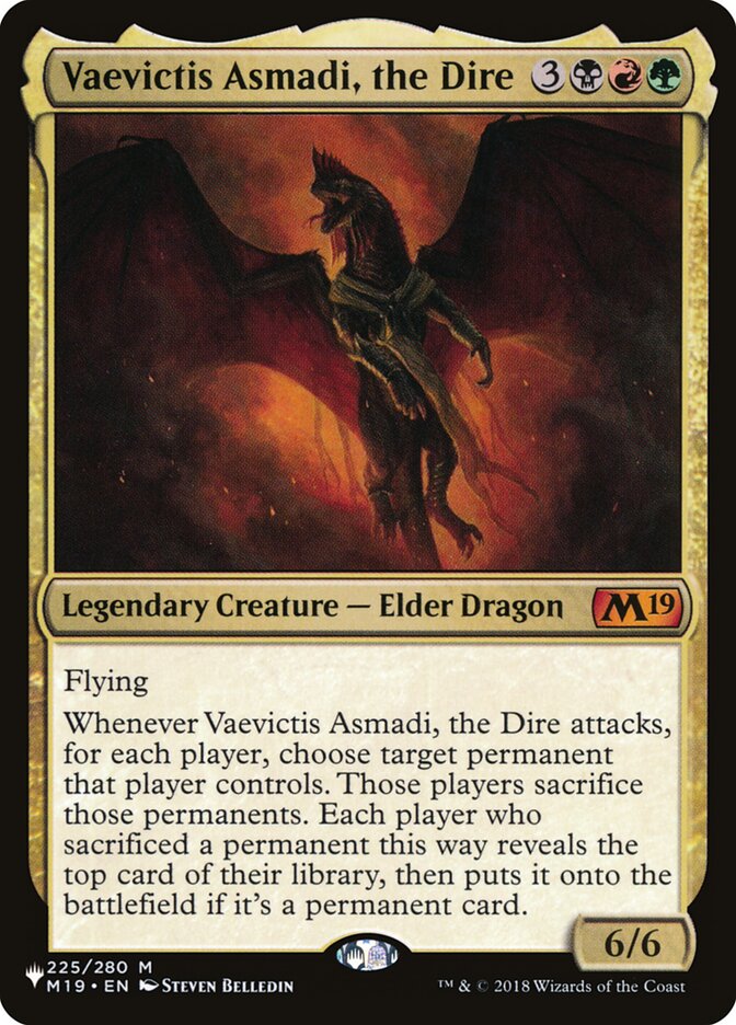Vaevictis Asmadi, the Dire [The List] | Card Citadel