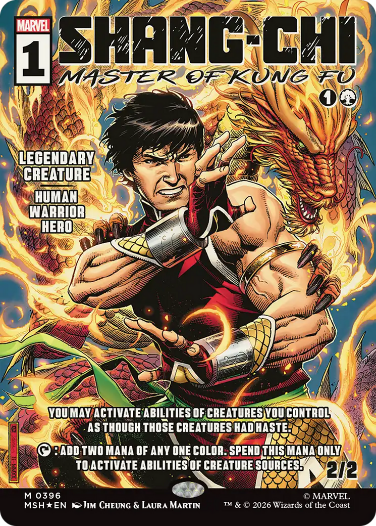 Shang-Chi, Master of Kung Fu (Showcase) (0396) [Marvel Super Heroes] | Card Citadel