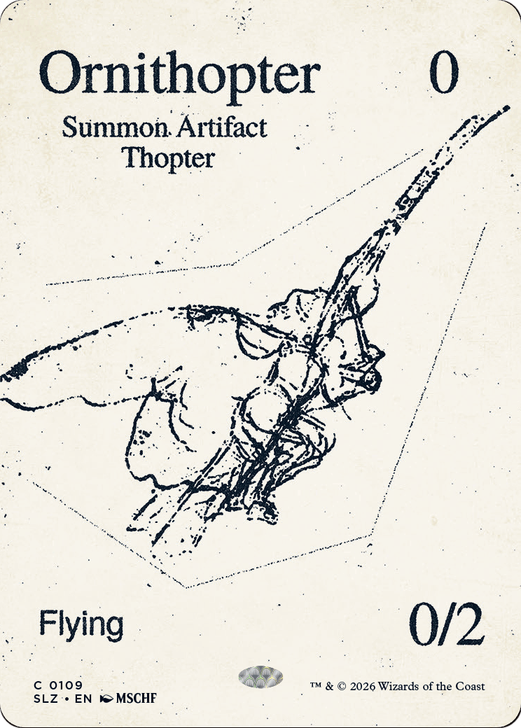 Ornithopter (0109) [Secret Lair x MSCHF: The Zeta Set] | Card Citadel