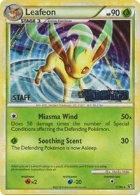 Leafeon (17/90) (Prerelease Promo) [Staff] [Nintendo: Black Star Promos] | Card Citadel