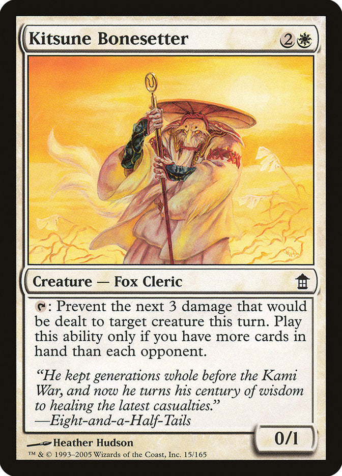 Kitsune Bonesetter [Saviors of Kamigawa] | Card Citadel