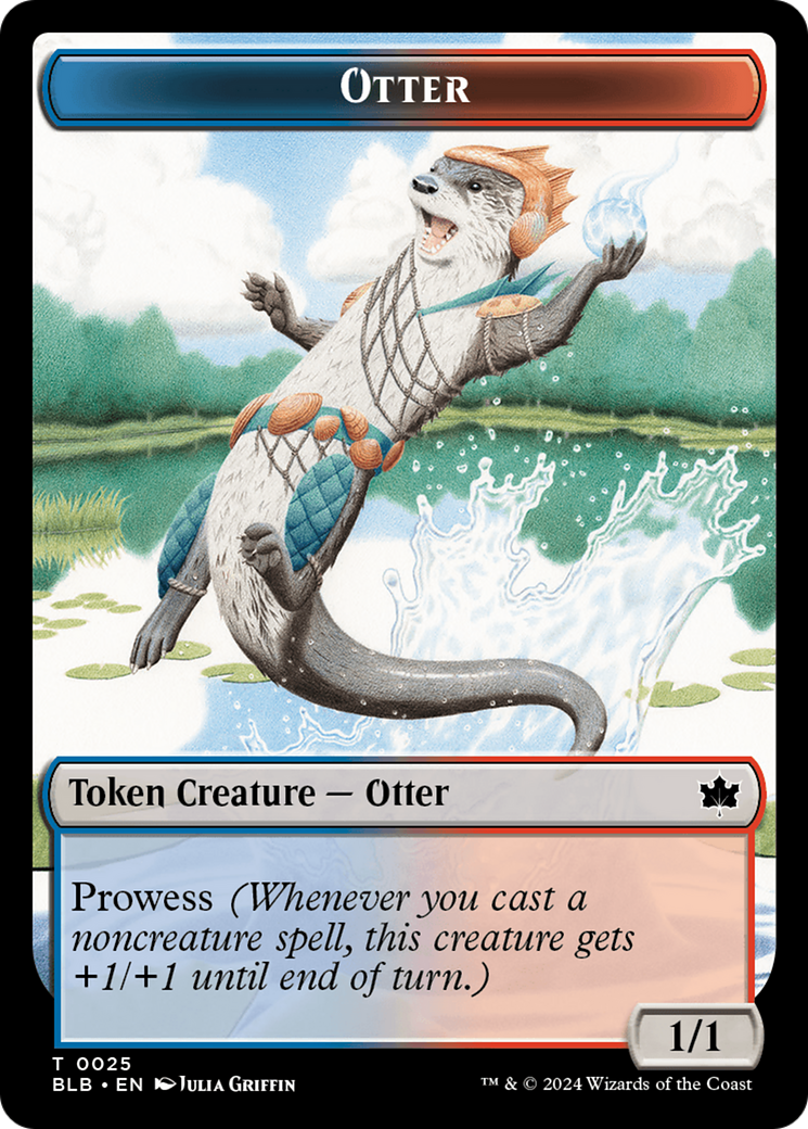 Otter // Copy Double-Sided Token [Bloomburrow Tokens] | Card Citadel