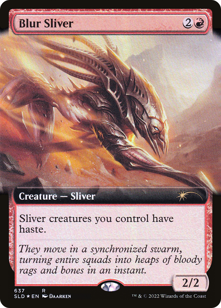 Blur Sliver (Extended Art) [Secret Lair Drop Promos] | Card Citadel