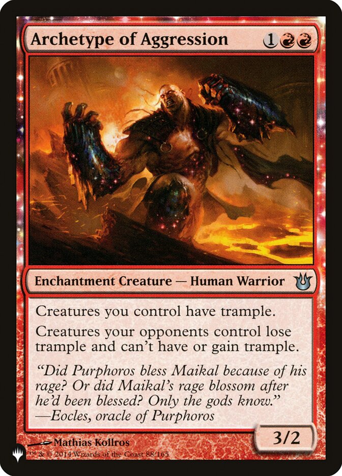 Archetype of Aggression [The List] | Card Citadel