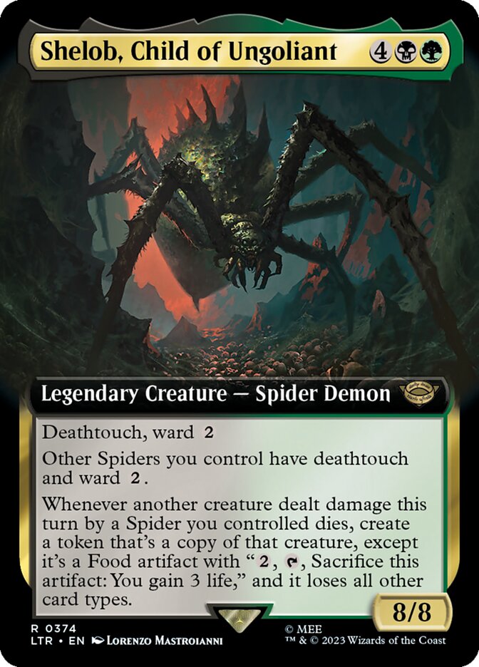 Shelob, Child of Ungoliant (Extended Art) [The Lord of the Rings: Tales of Middle-Earth] | Card Citadel