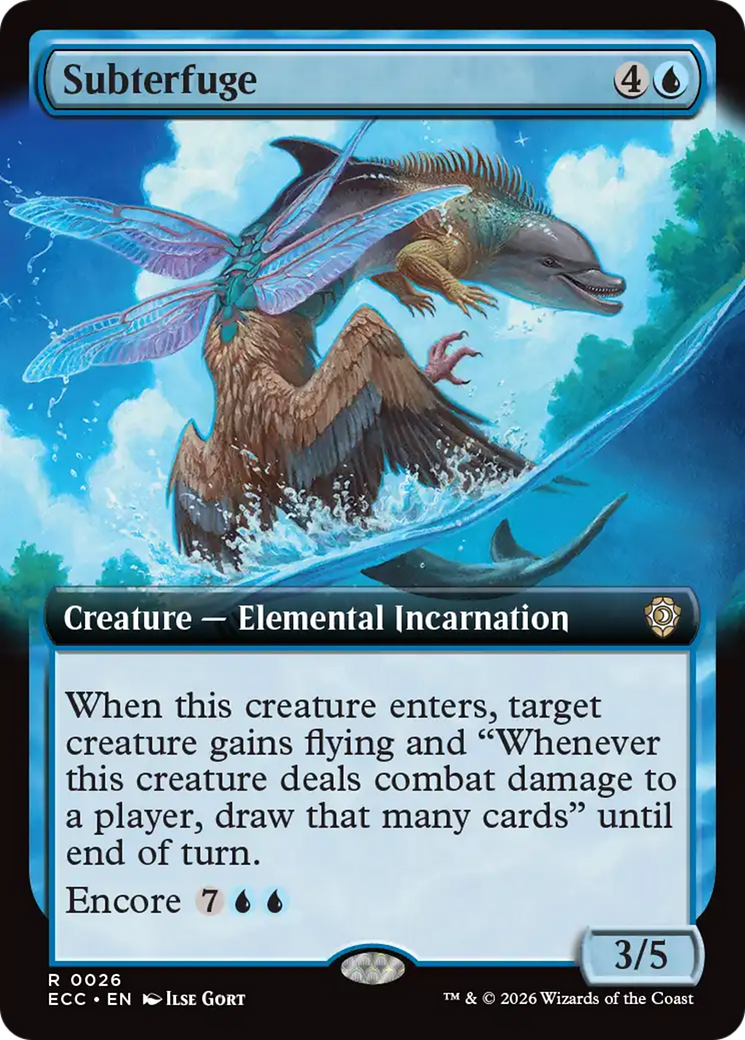 Subterfuge (Extended Art) [Lorwyn Eclipsed Commander] | Card Citadel