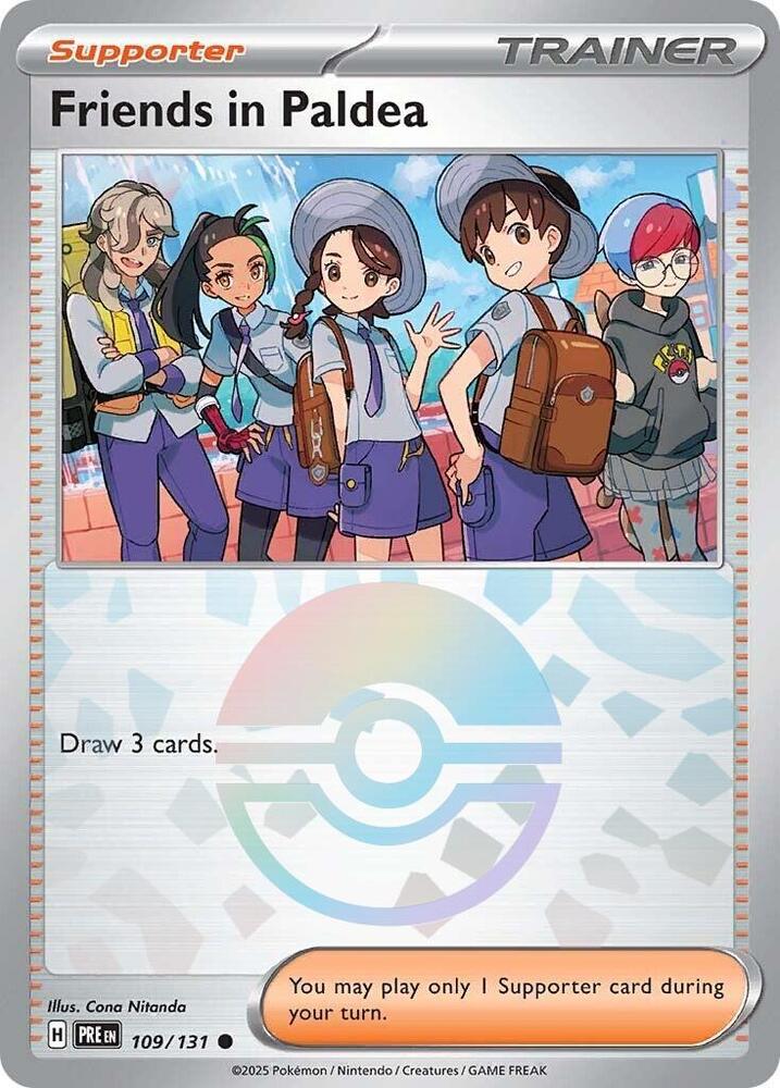 Friends in Paldea (109/131) (Poke Ball Pattern) [Scarlet & Violet: Prismatic Evolutions] | Card Citadel