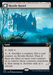 Hostile Hostel // Creeping Inn (Extended Art) [Innistrad: Midnight Hunt] | Card Citadel