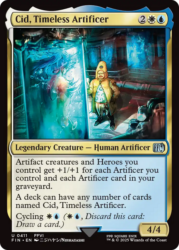Cid, Timeless Artificer (0411) [FINAL FANTASY] | Card Citadel
