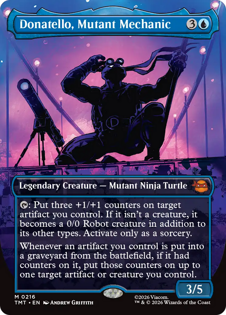 Donatello, Mutant Mechanic (Borderless) [Teenage Mutant Ninja Turtles] | Card Citadel