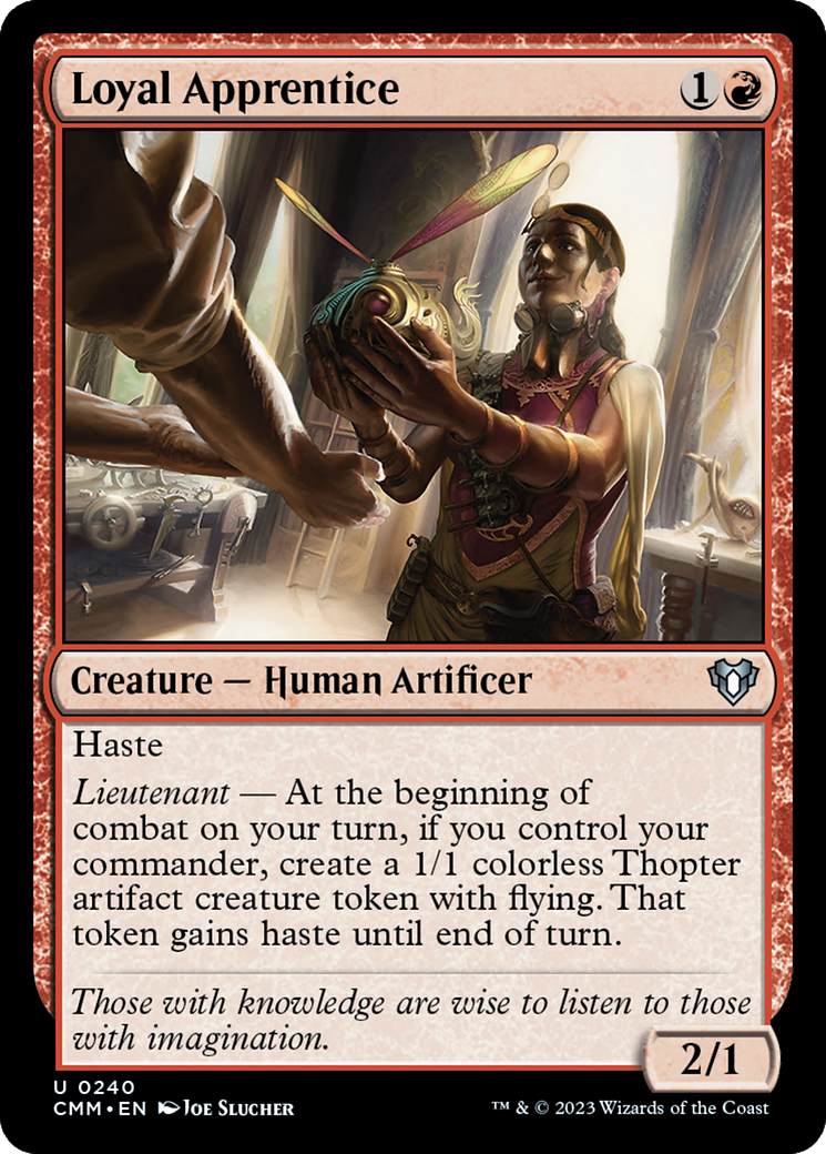 Loyal Apprentice [Commander Masters] | Card Citadel