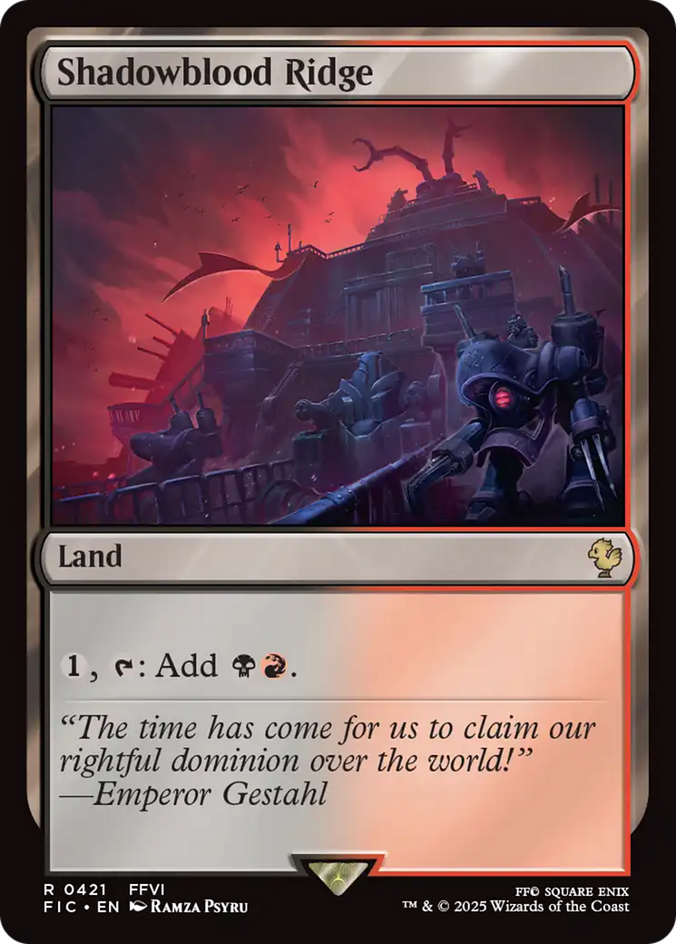 Shadowblood Ridge [FINAL FANTASY Commander] | Card Citadel