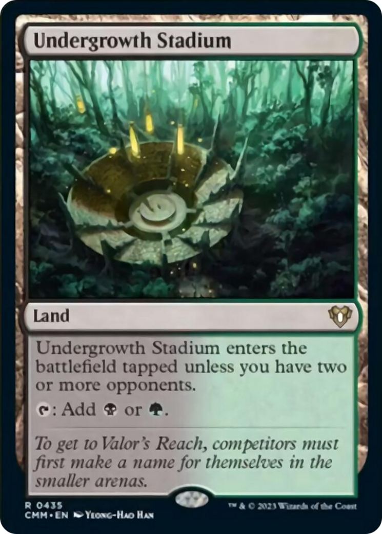 Undergrowth Stadium [Commander Masters] | Card Citadel