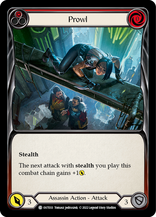 Prowl (Red) [OUT033] (Outsiders)  Rainbow Foil | Card Citadel