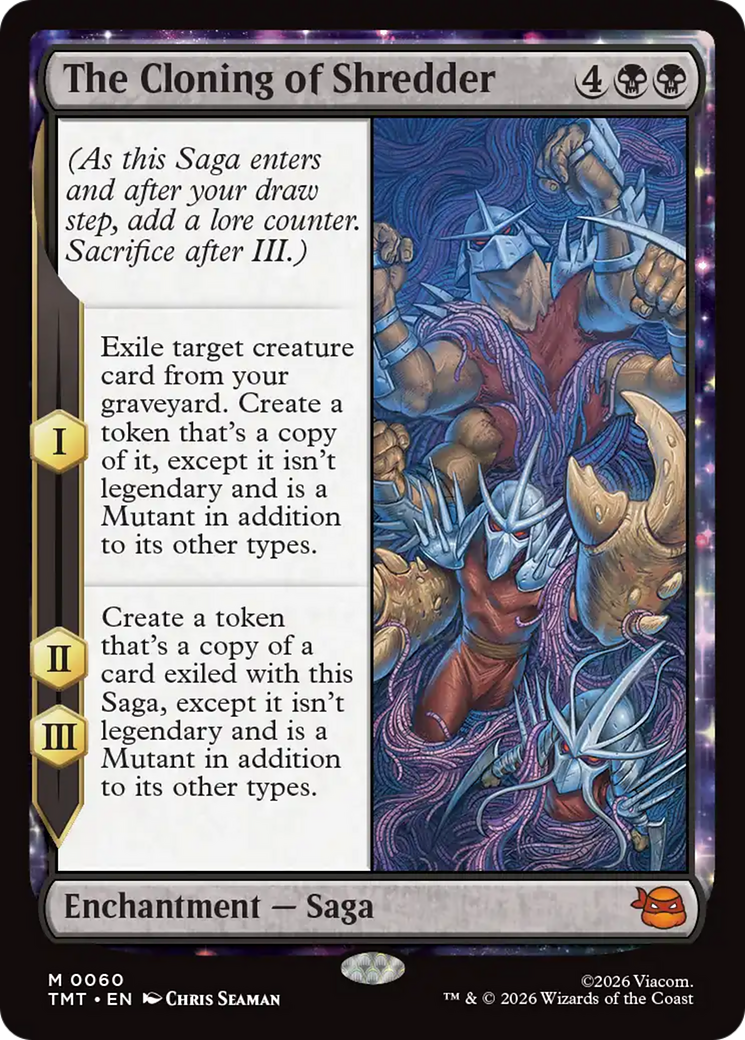 The Cloning of Shredder [Teenage Mutant Ninja Turtles] | Card Citadel