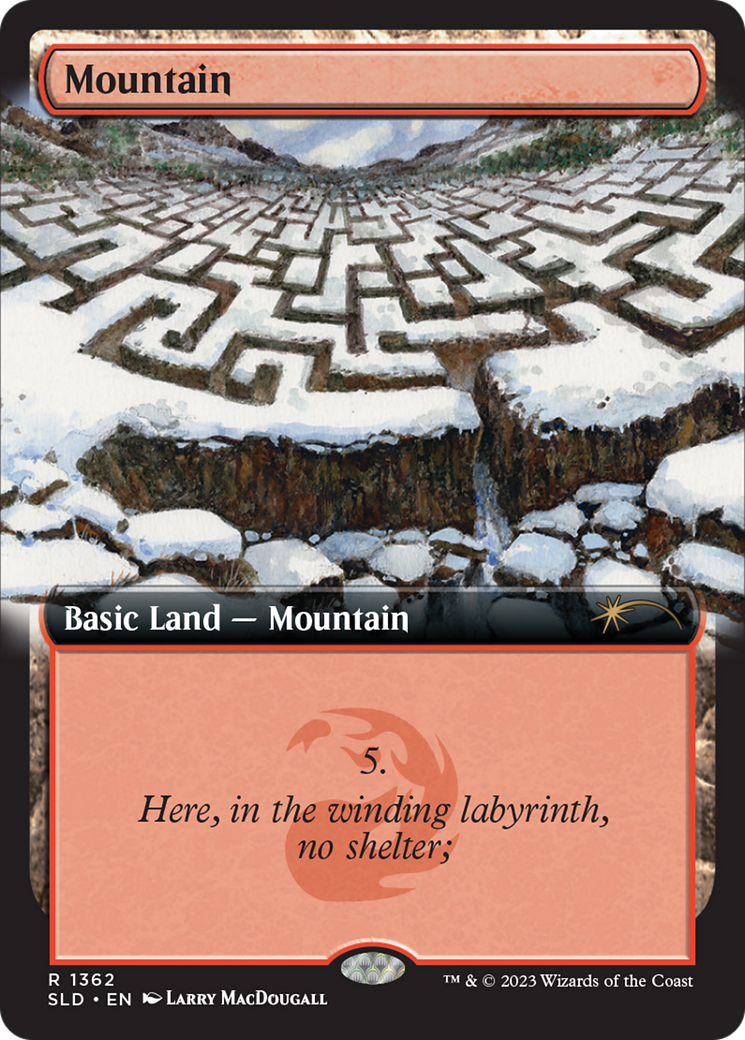 Mountain (1362) [Secret Lair Drop Series] | Card Citadel