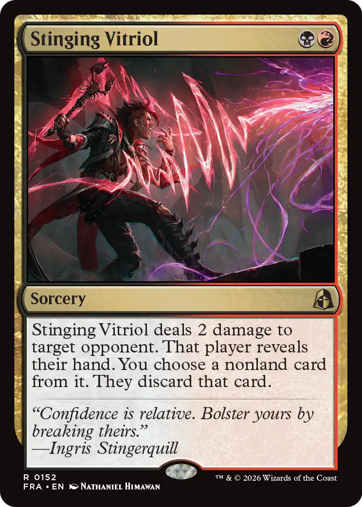 Stinging Vitriol [Reality Fracture] | Card Citadel