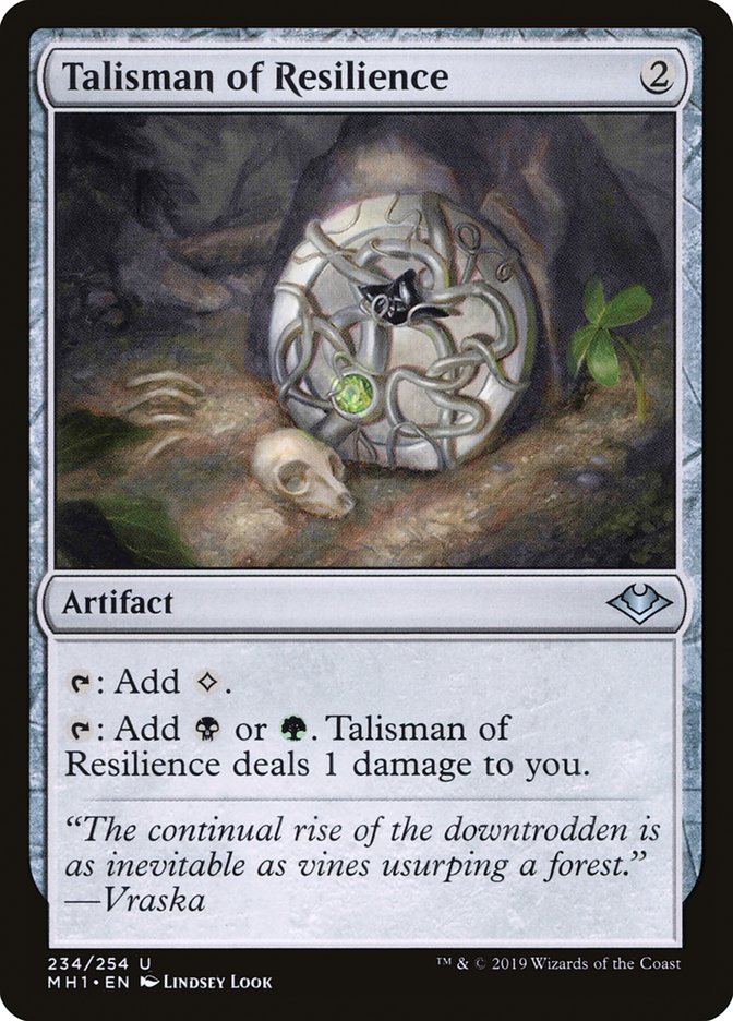 Talisman of Resilience [Modern Horizons] | Card Citadel