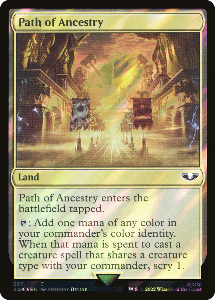 Path of Ancestry (Surge Foil) [Marvel Super Heroes Commander] | Card Citadel