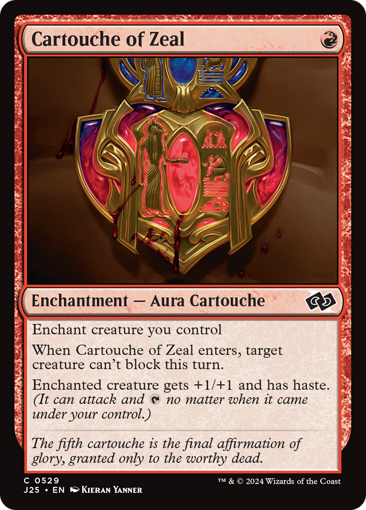 Cartouche of Zeal [Foundations Jumpstart] | Card Citadel