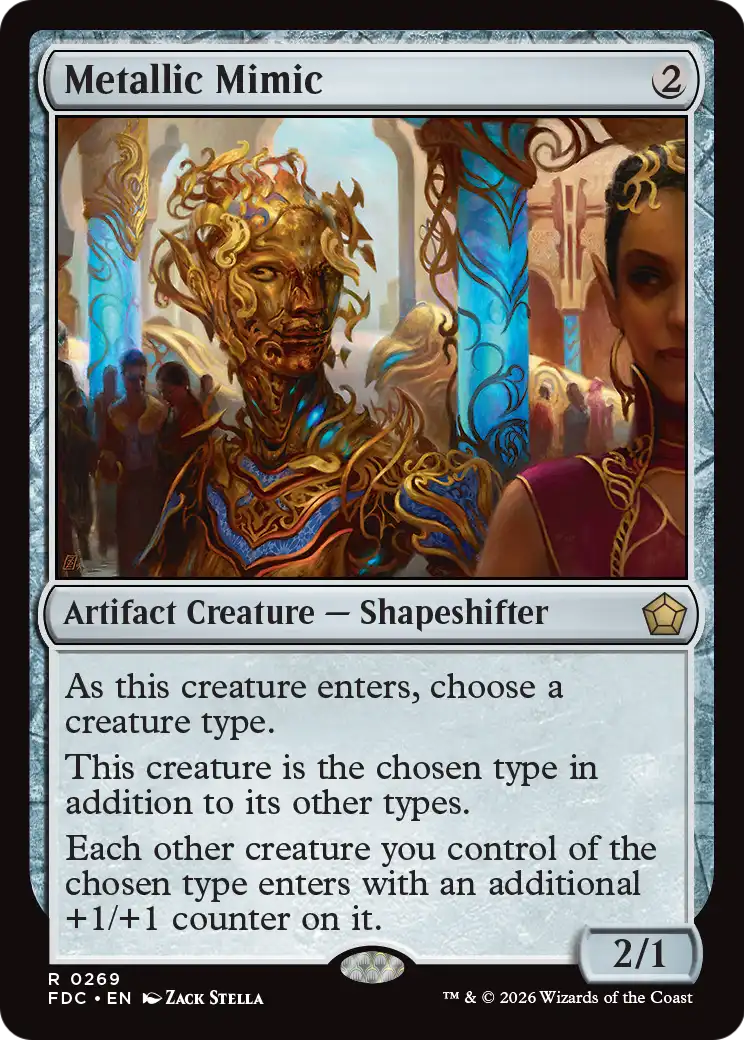 Metallic Mimic [Foundations Commander] | Card Citadel