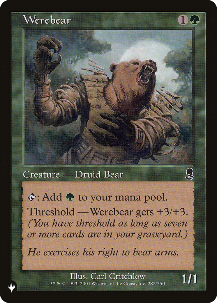 Werebear [The List Reprints] | Card Citadel