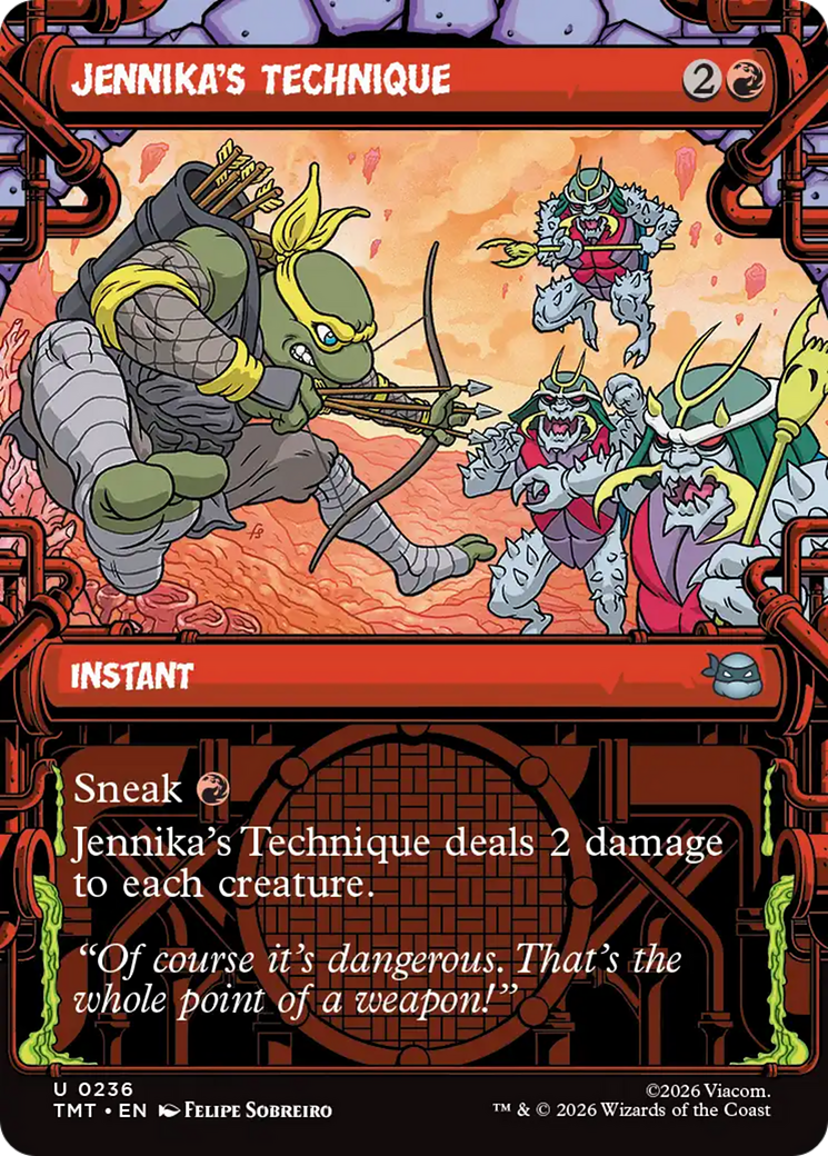 Jennika's Technique (Showcase) [Teenage Mutant Ninja Turtles] | Card Citadel