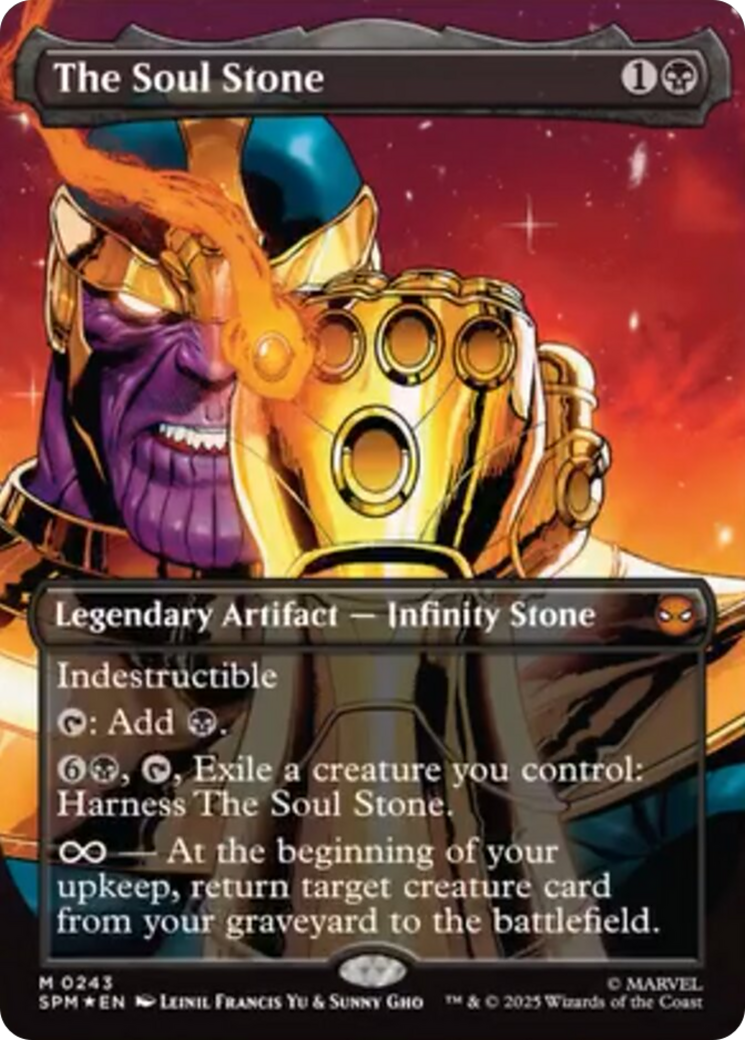 The Soul Stone (Borderless) [Marvel's Spider-Man] | Card Citadel
