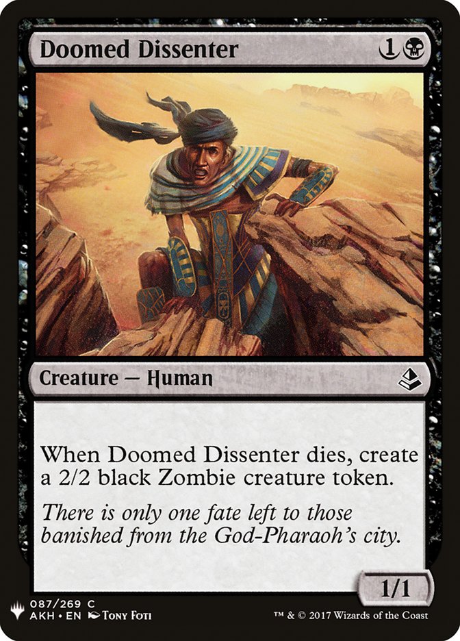 Doomed Dissenter [Mystery Booster] | Card Citadel