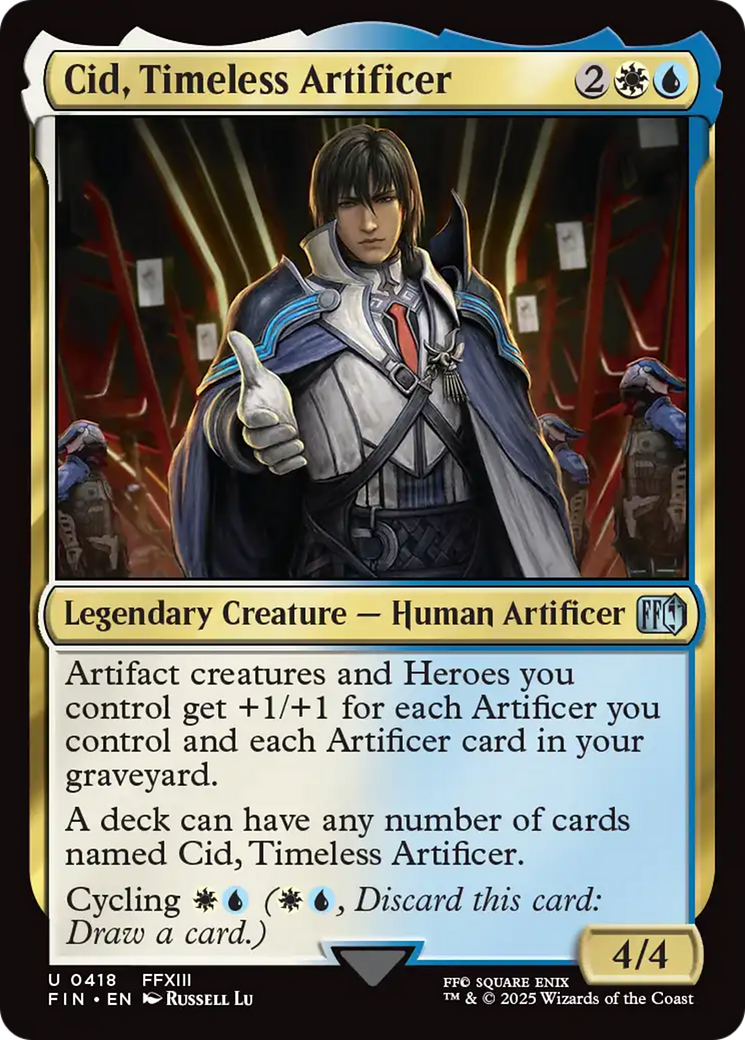 Cid, Timeless Artificer (0418) [FINAL FANTASY] | Card Citadel