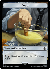 Alien Angel // Food (0026) Double-Sided Token [Doctor Who Tokens] | Card Citadel