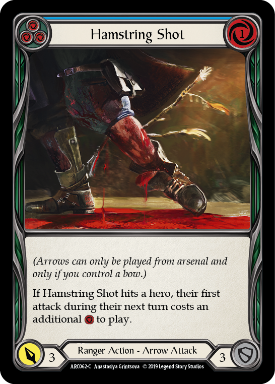 Hamstring Shot (Blue) [ARC062-C] (Arcane Rising)  1st Edition Normal | Card Citadel