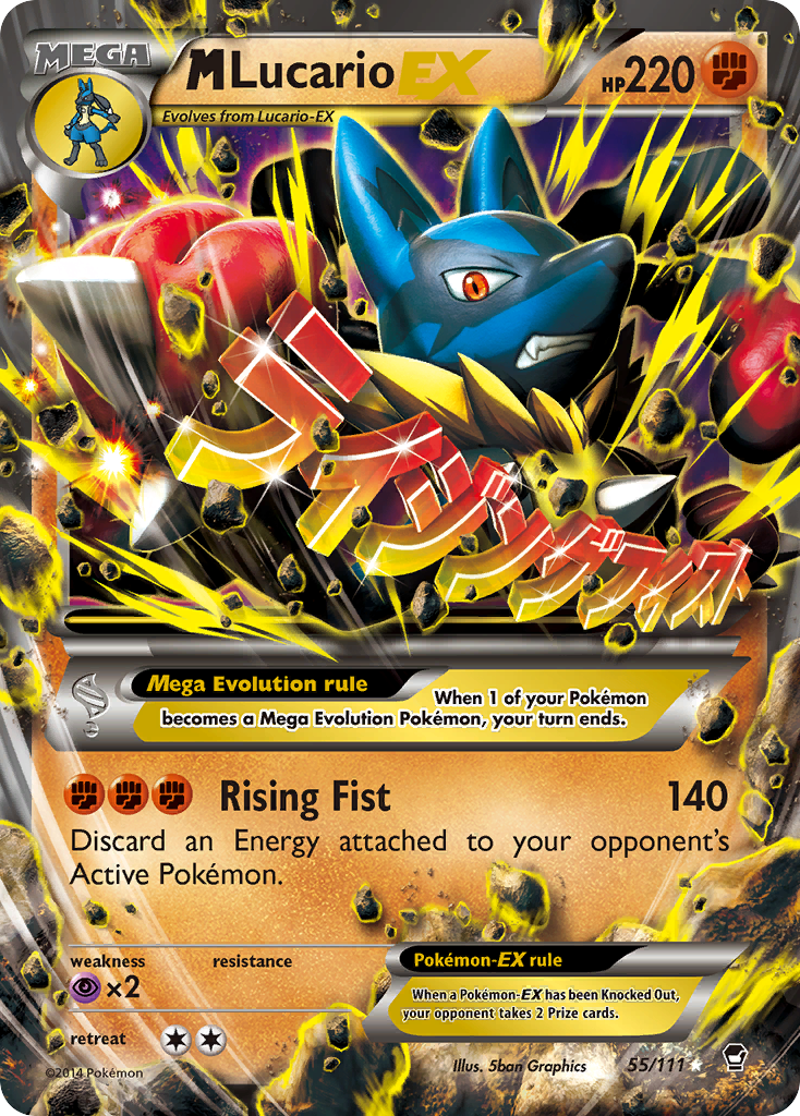 M Lucario EX (55/111) [XY: Furious Fists] | Card Citadel