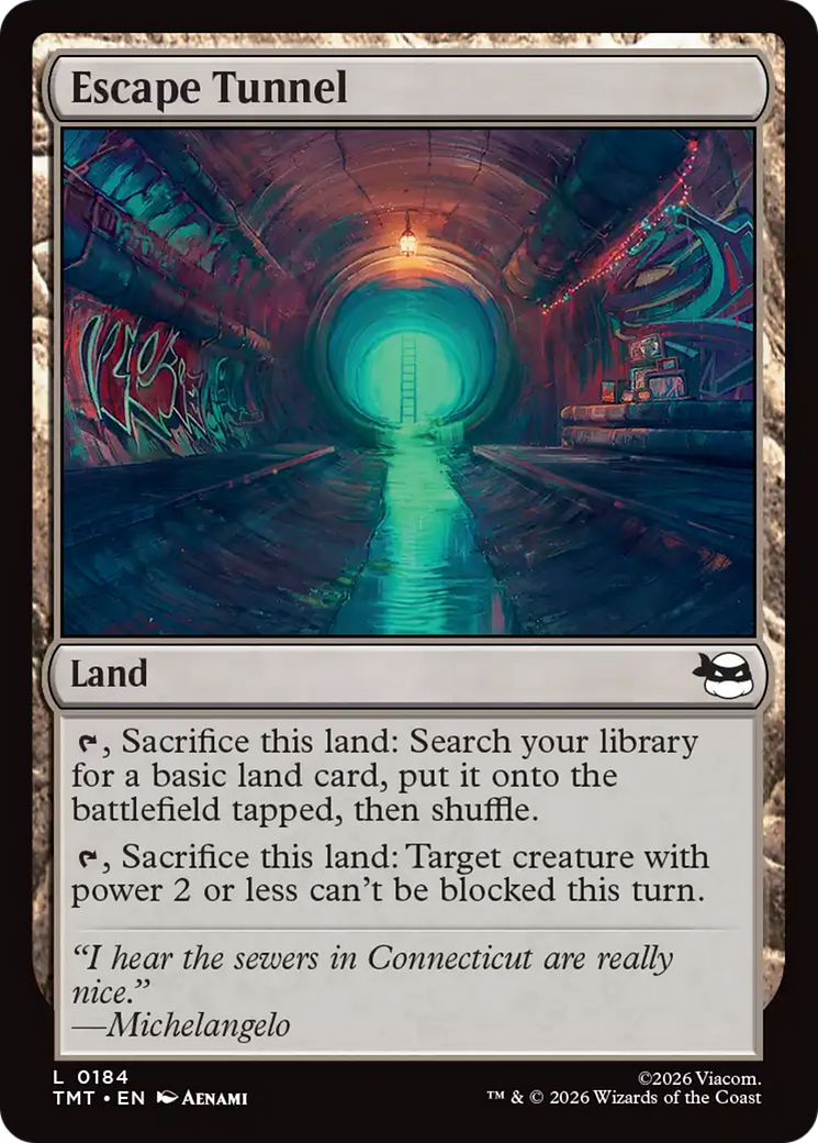 Escape Tunnel [Teenage Mutant Ninja Turtles] | Card Citadel