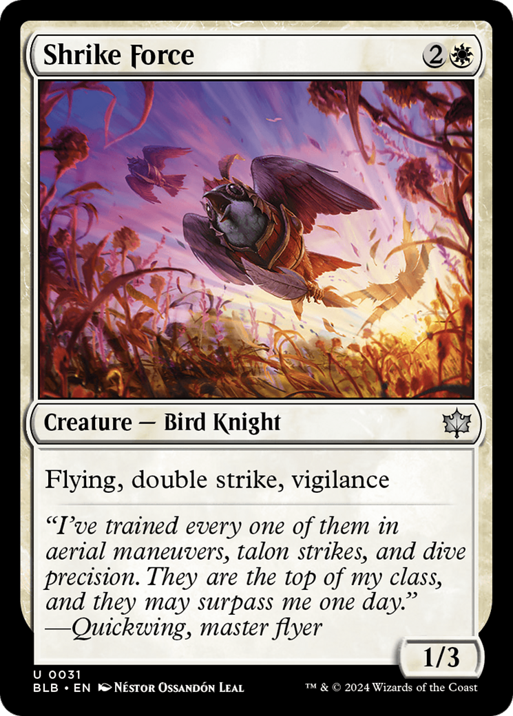 Shrike Force [Bloomburrow] | Card Citadel