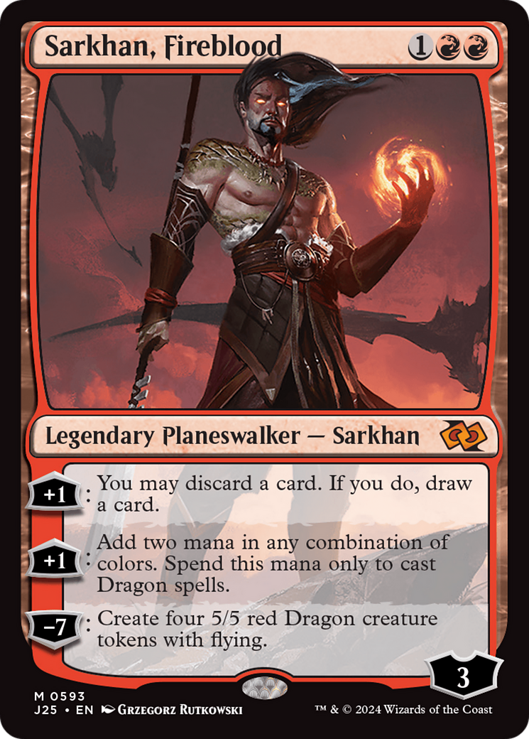 Sarkhan, Fireblood [Foundations Jumpstart] | Card Citadel