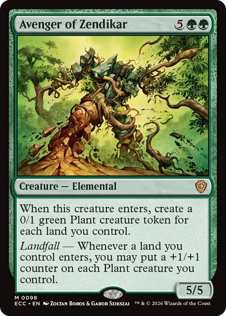 Avenger of Zendikar [Lorwyn Eclipsed Commander] | Card Citadel