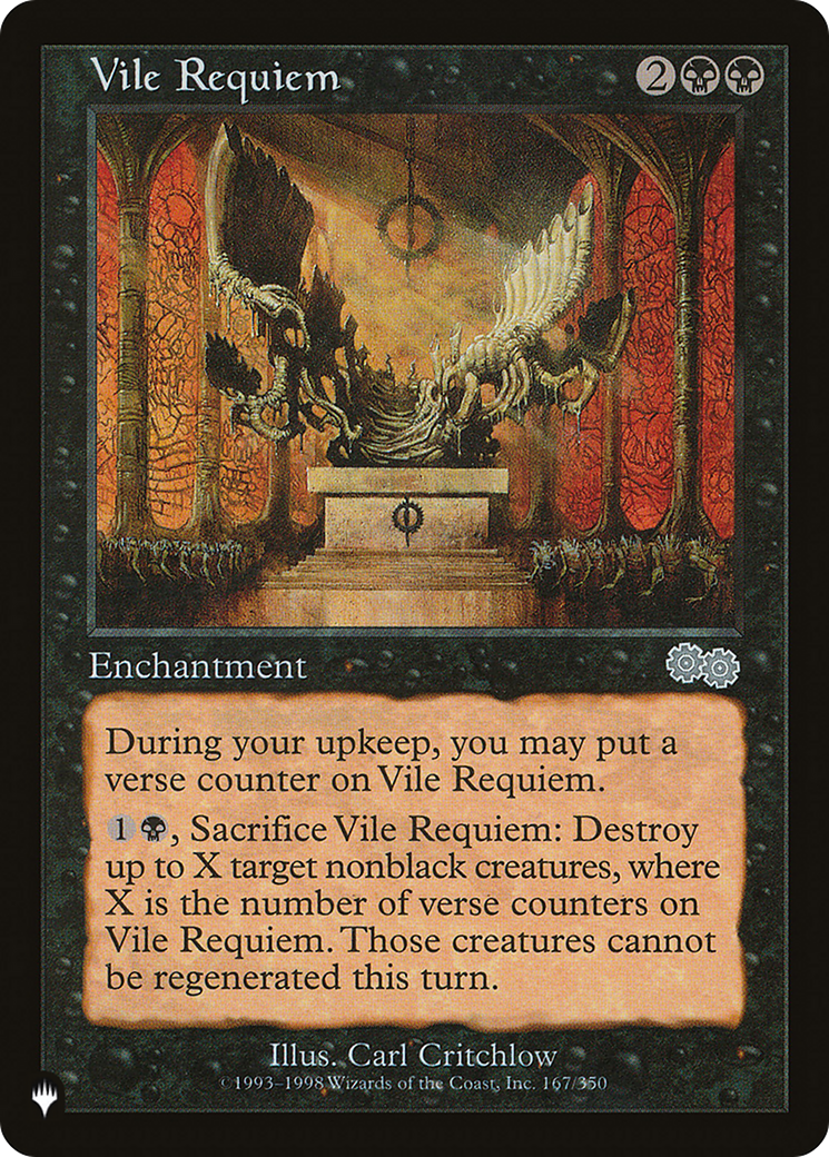 Vile Requiem (USG) [The List Reprints] | Card Citadel