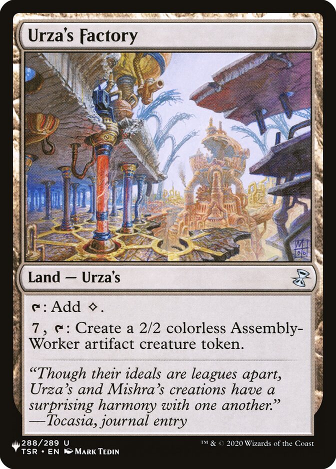 Urza's Factory [The List] | Card Citadel