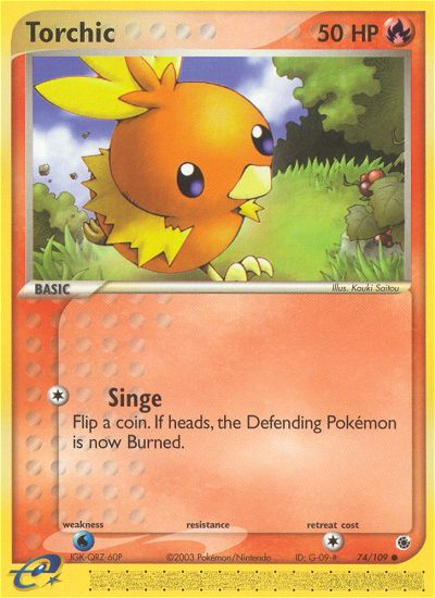 Torchic (74/109) [EX: Ruby & Sapphire] | Card Citadel