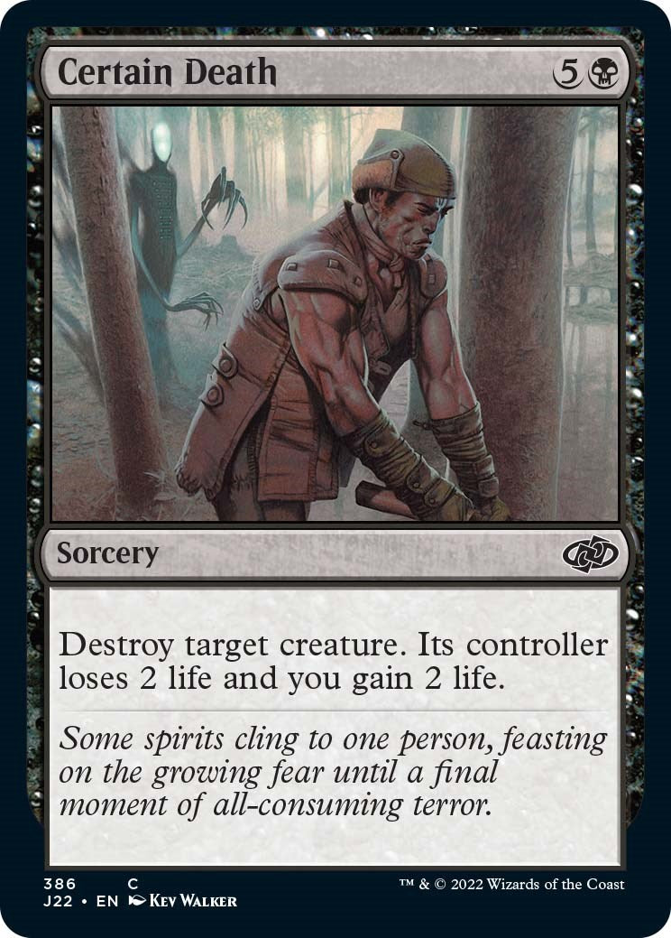 Certain Death [Jumpstart 2022] | Card Citadel