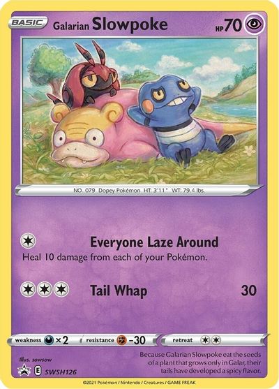 Galarian Slowpoke (SWSH126) [Sword & Shield: Black Star Promos] | Card Citadel