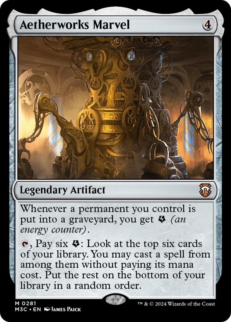 Aetherworks Marvel (Ripple Foil) [Modern Horizons 3 Commander] | Card Citadel