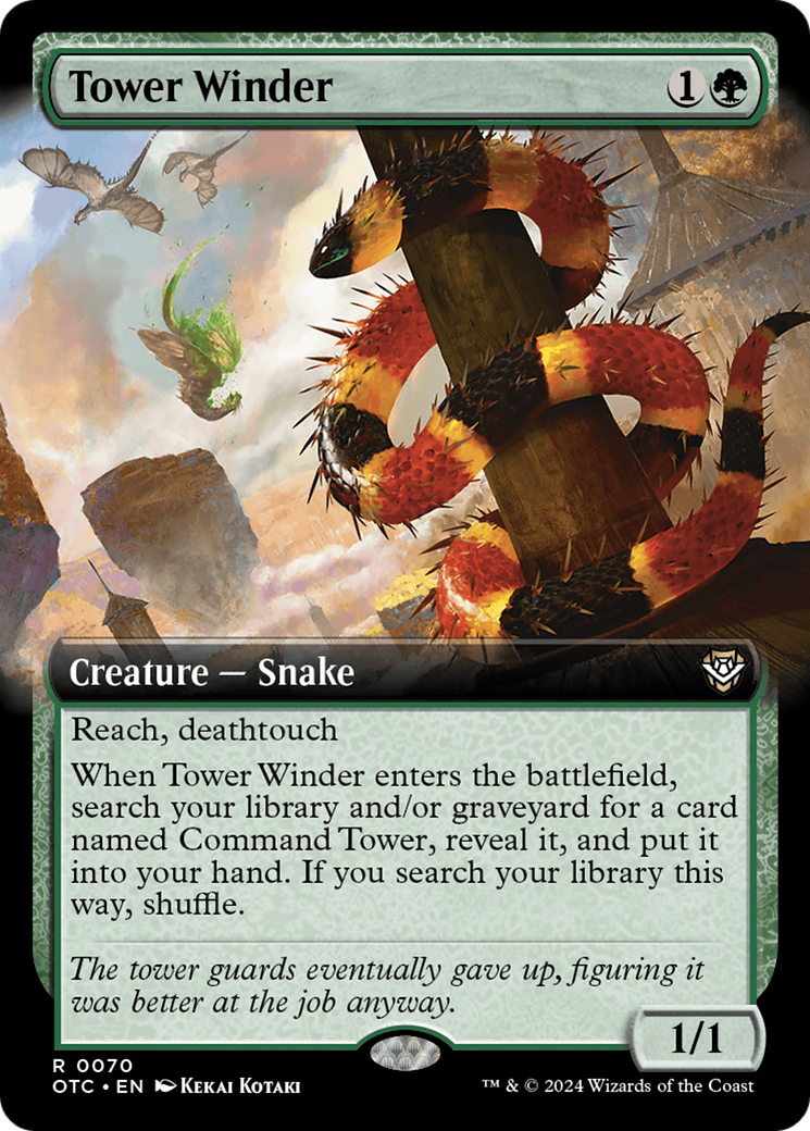 Tower Winder (Extended Art) [Outlaws of Thunder Junction Commander] | Card Citadel
