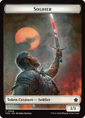 Rabbit // Soldier Double-Sided Token [Foundations Tokens] | Card Citadel