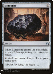 Meteorite [Mystery Booster] | Card Citadel