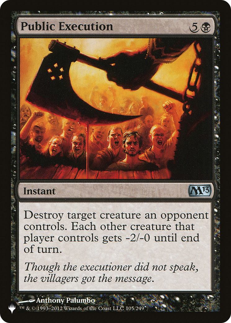 Public Execution [The List Reprints] | Card Citadel